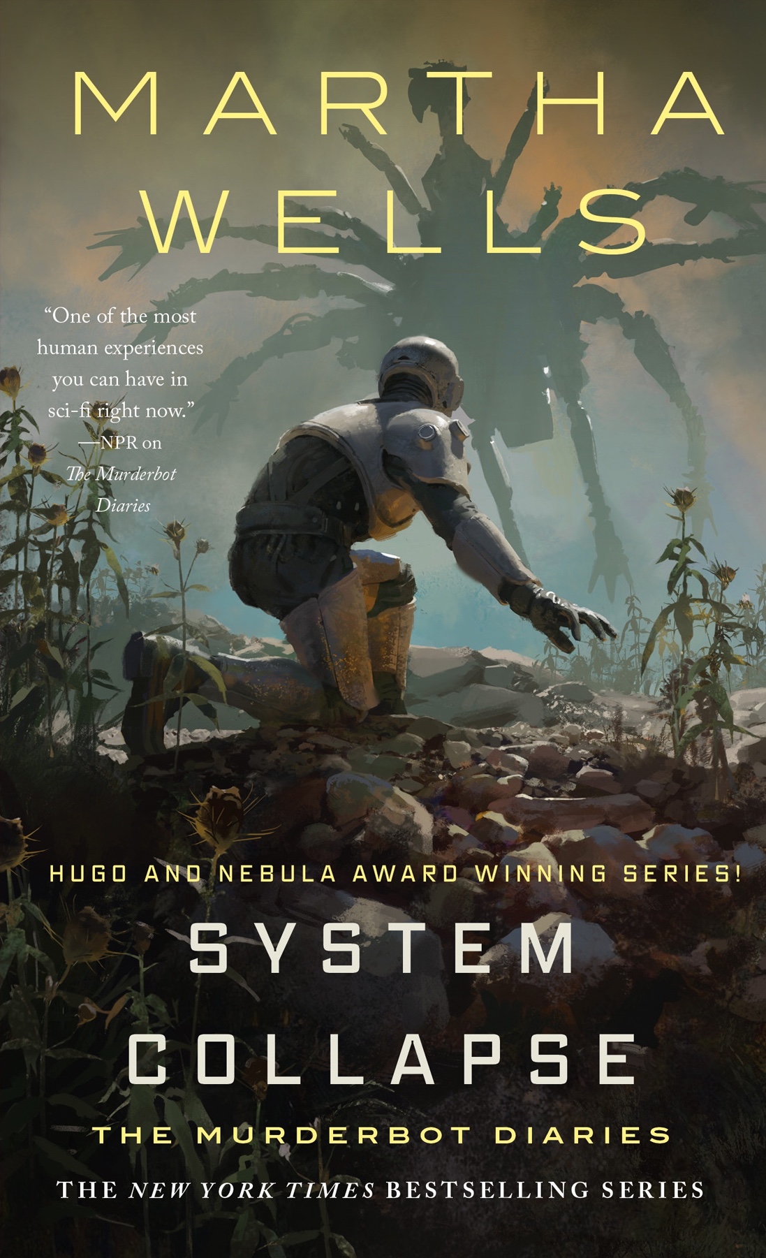 The cover of System Collapse by Martha Wells