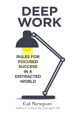 The cover of Deep Work by Cal Newport