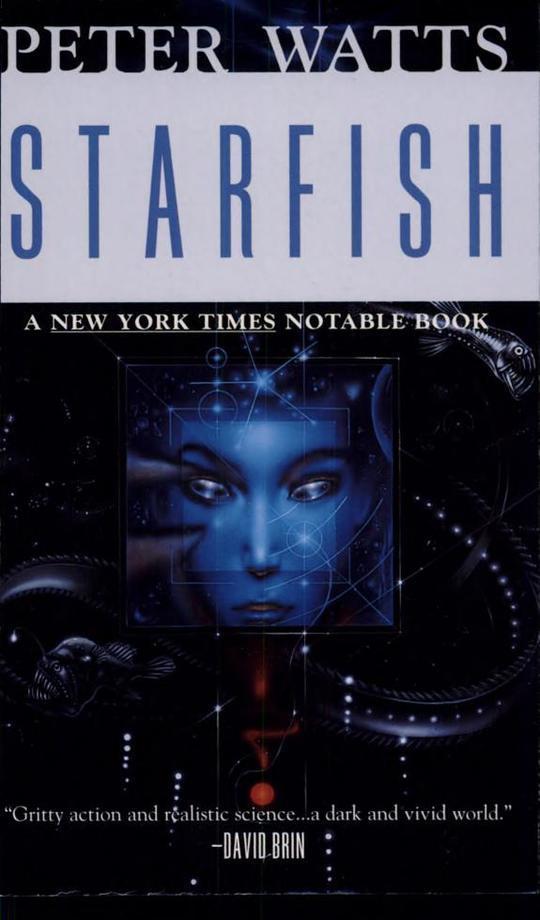 The cover of Starfish by Peter Watts